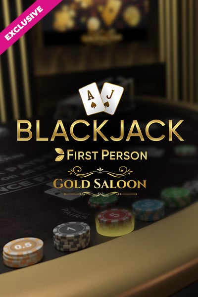Gold Saloon First Person Blackjack